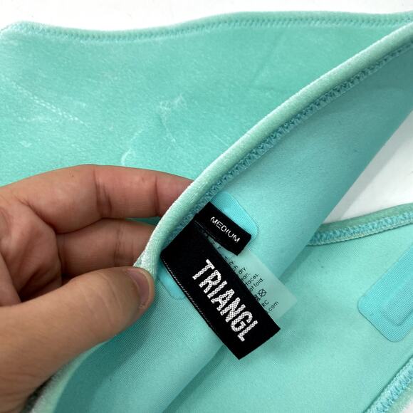 Triangl Blue Velvet strapless bikini - Picture 4 of 5